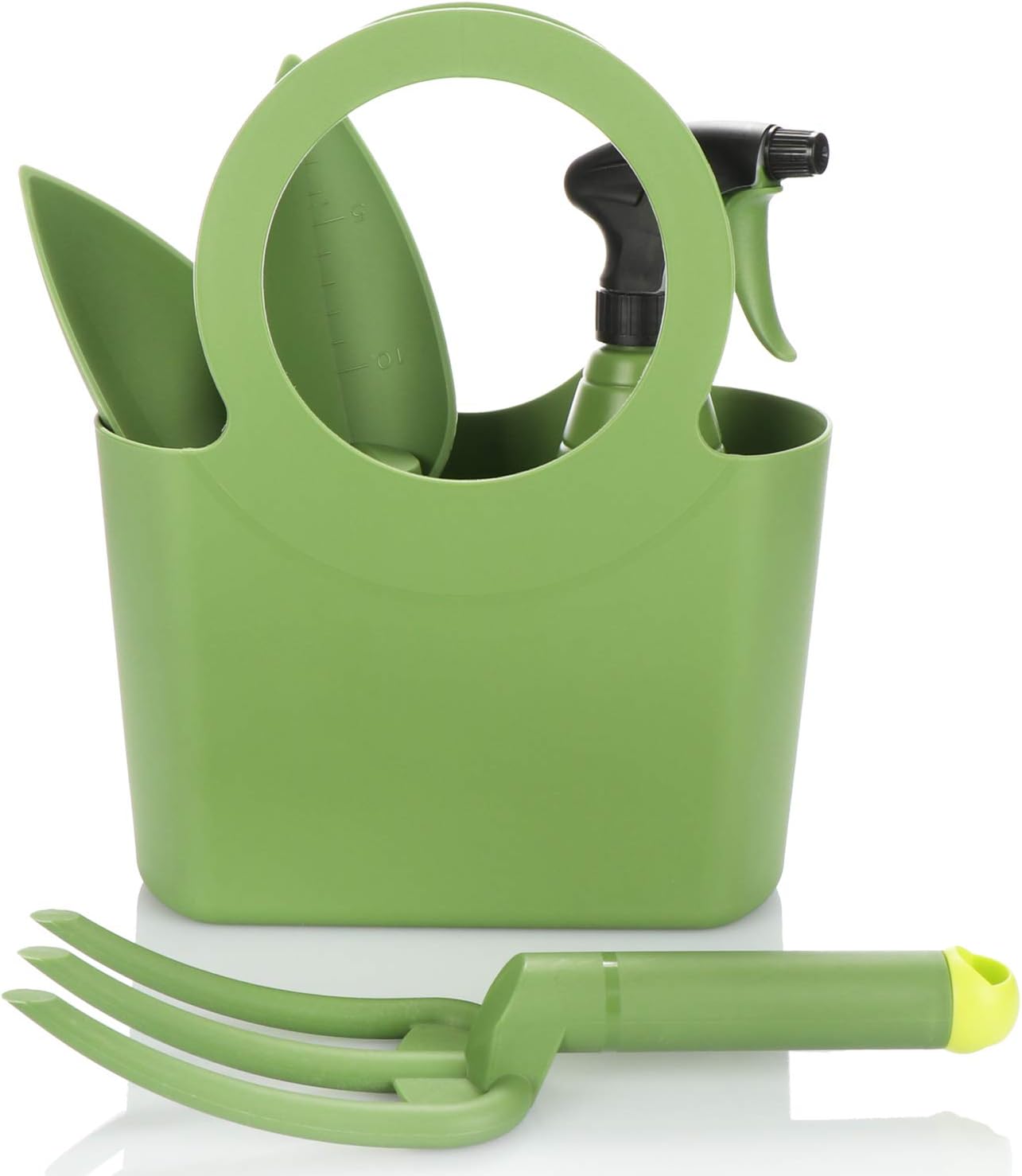 5-teiliges Gartenwerkzeug-Set, 5-teilig Grün