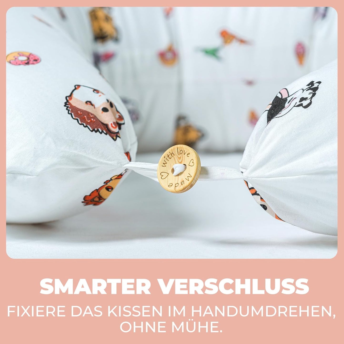 Ergonomisches Schwangerschafts- und Stillkissen XXL, Stillkissen XXL Dschungel