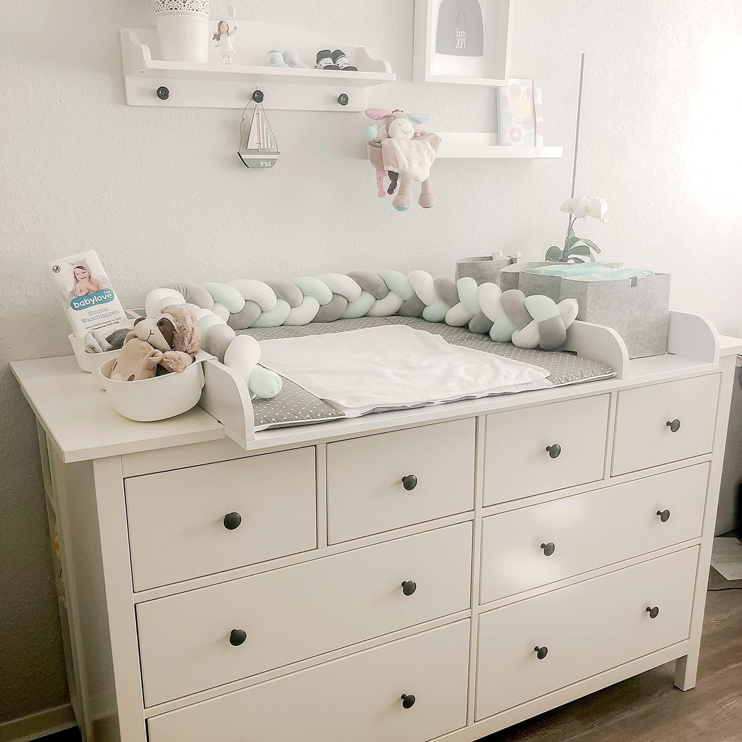 Wickelaufsatz für IKEA Hemnes Kommode, Blende 108 cm