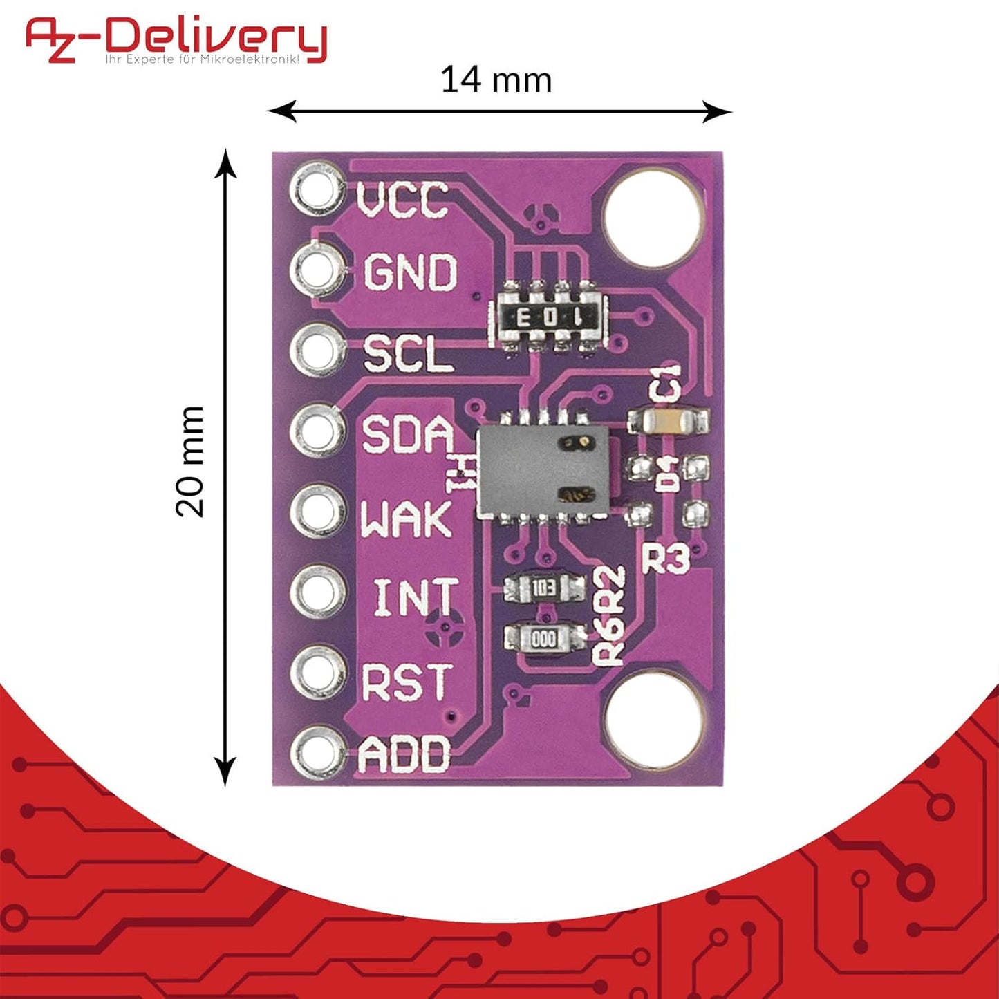 Kohlendioxid-Gassensor für Luftqualitätserkennung, 1
