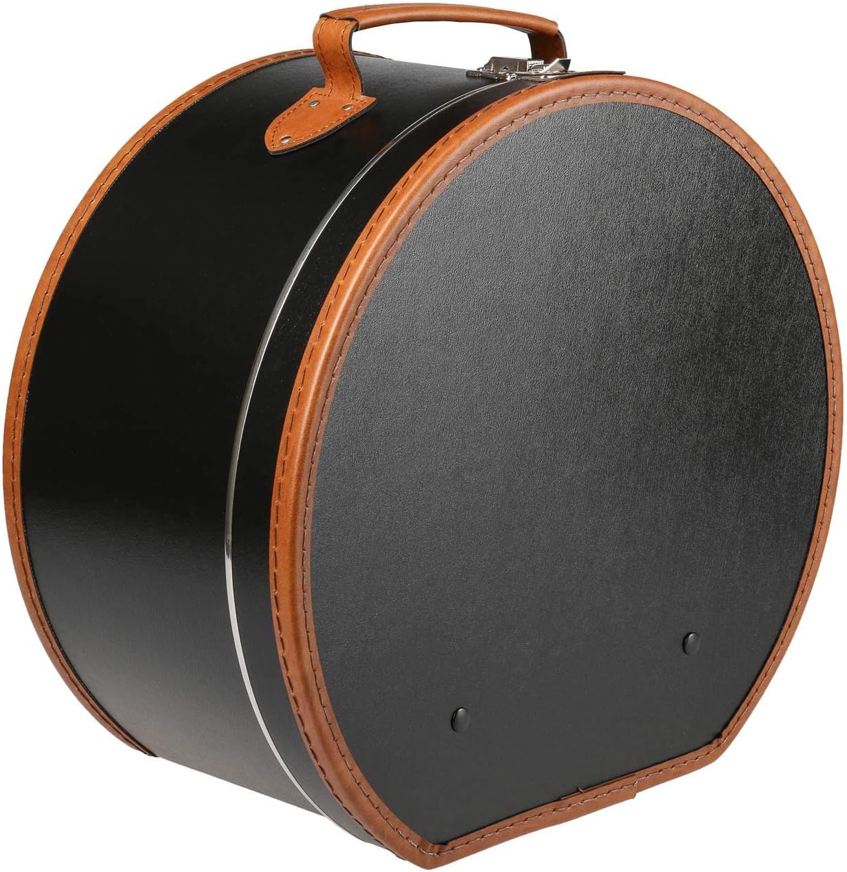 Runder Hutkoffer, Schwarz