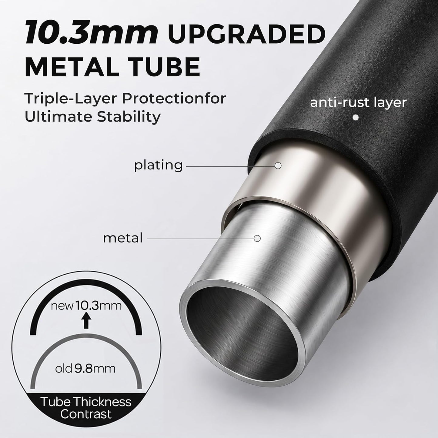 2-teiliges Kunststaffelei Set, klappbar, black 63“ -2 pack