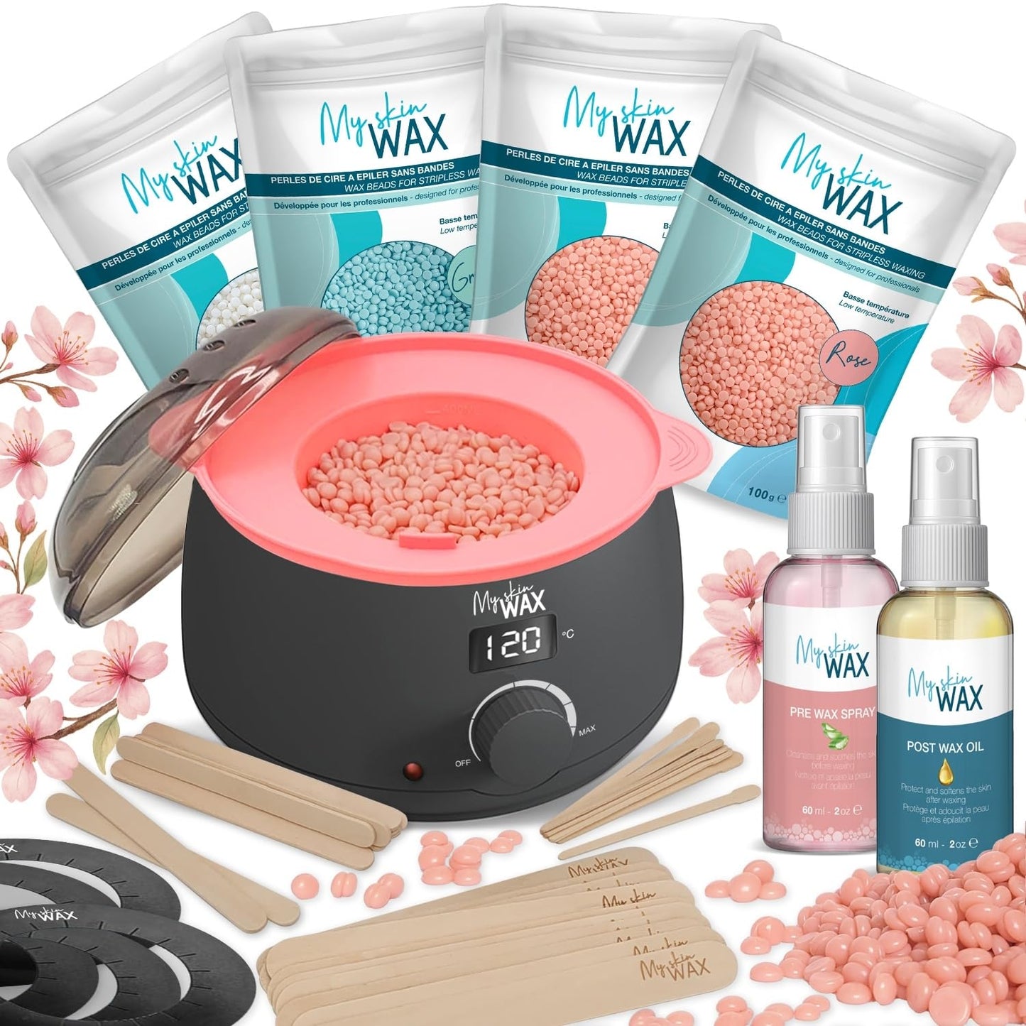 Waxing-Set mit Silikonschale