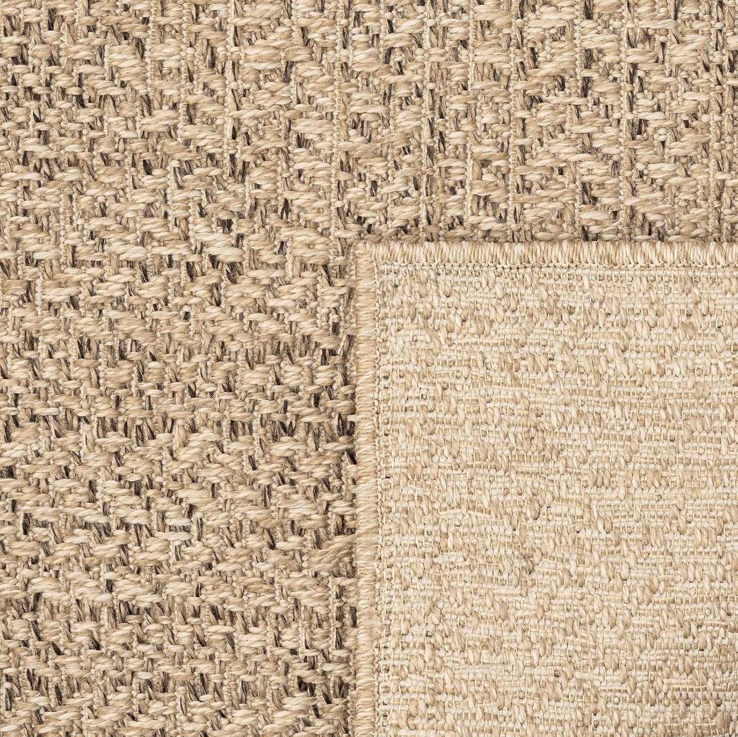 In- und Outdoor Teppich im Jute-Look, 80x150 cm, 80 x 150 cm, Natur-2