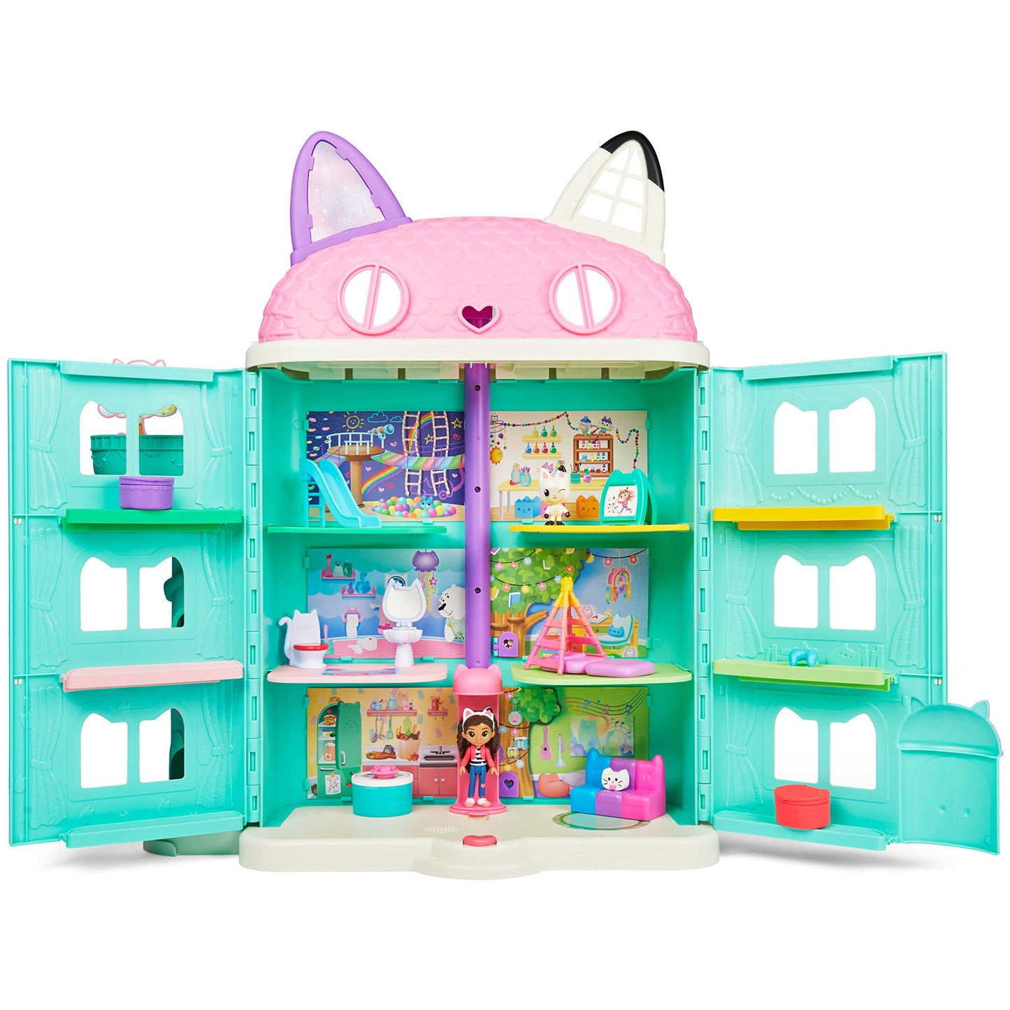 Gabby's Dollhouse Gabbys Purrfect Puppenhaus, Spielgebäude, Dollhouse