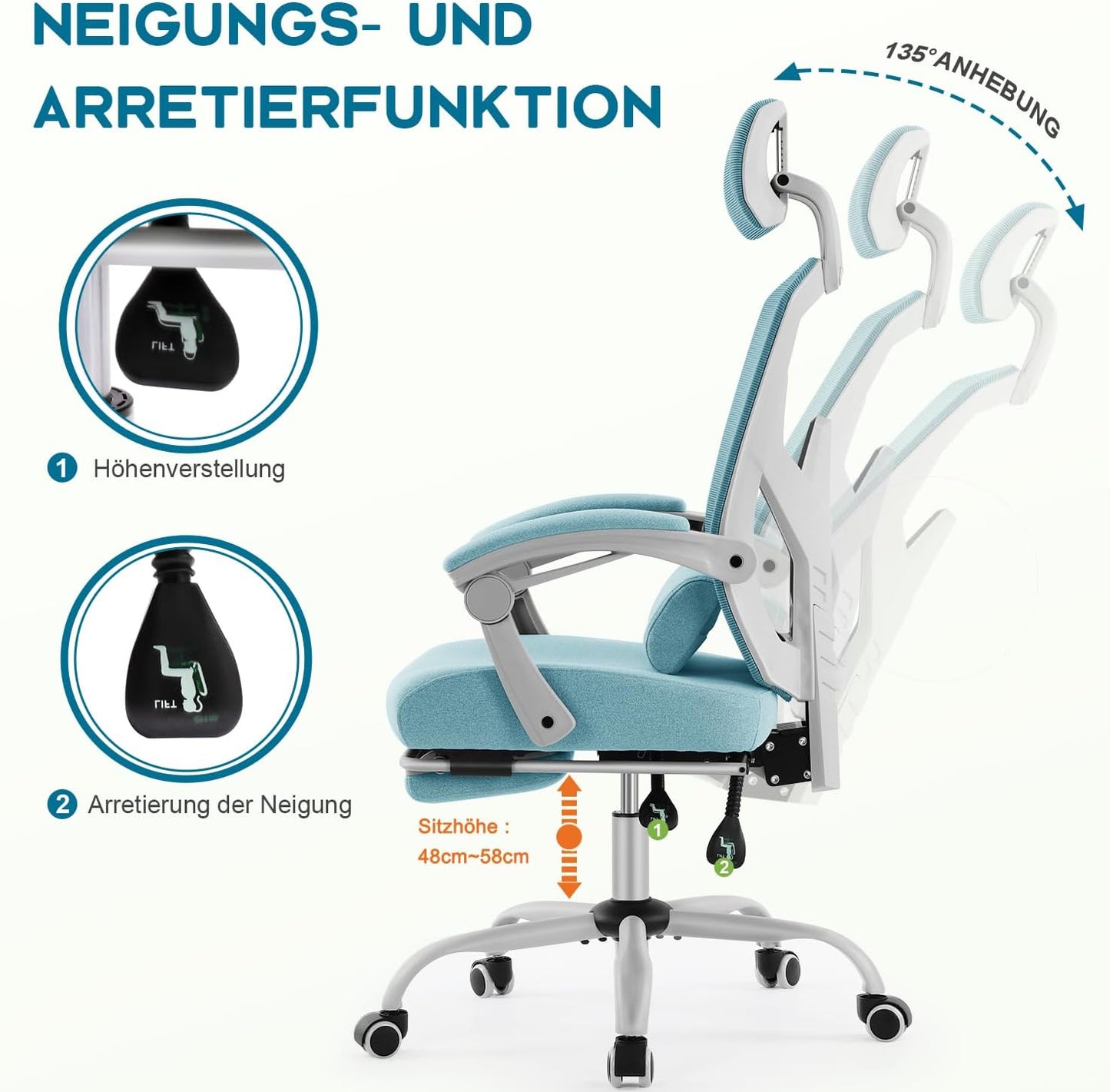 Ergonomischer Bürostuhl