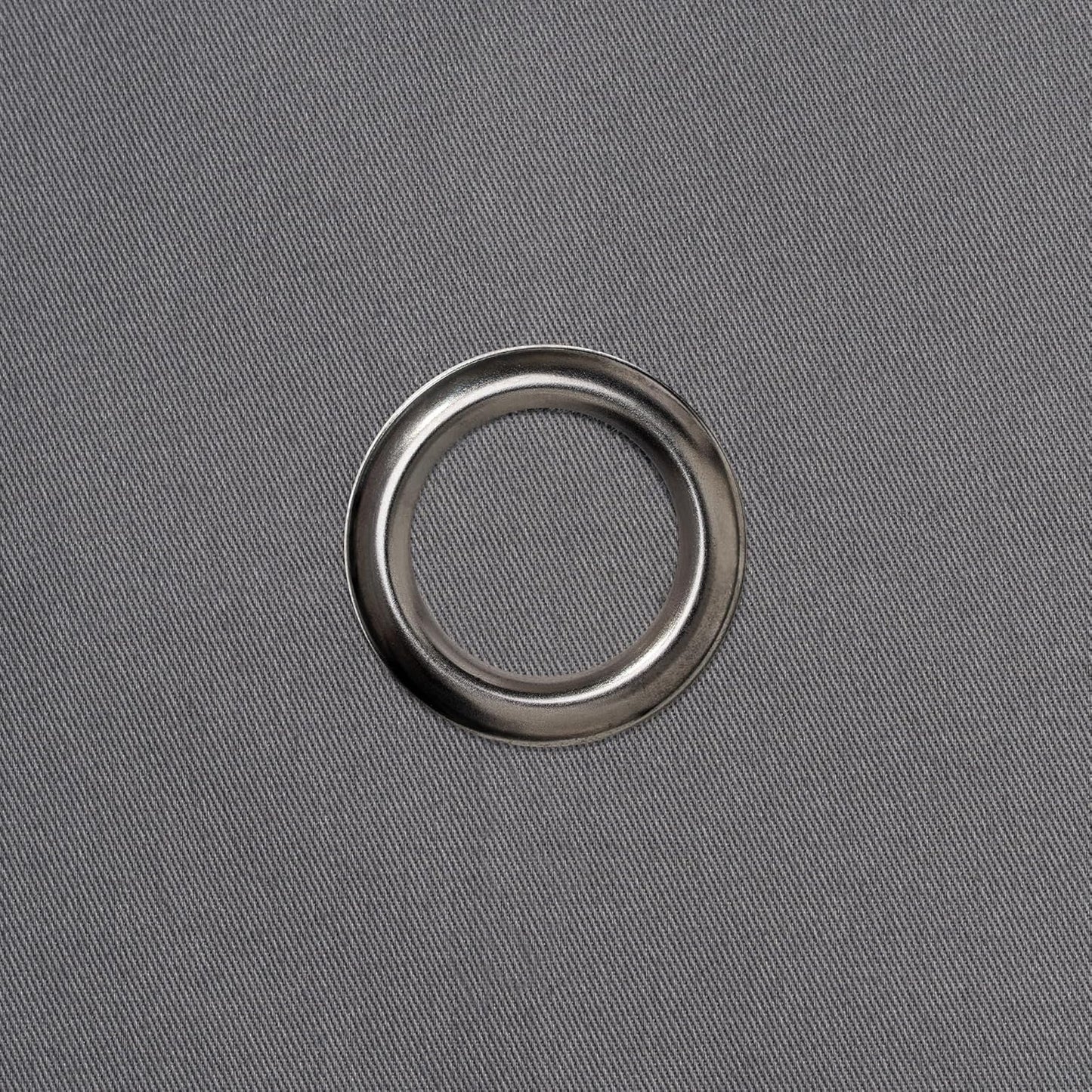 Flaschentuch mit Metallring, Classic Collection, Platin mit Anthrazitfarbenem Metallring 1 Stück