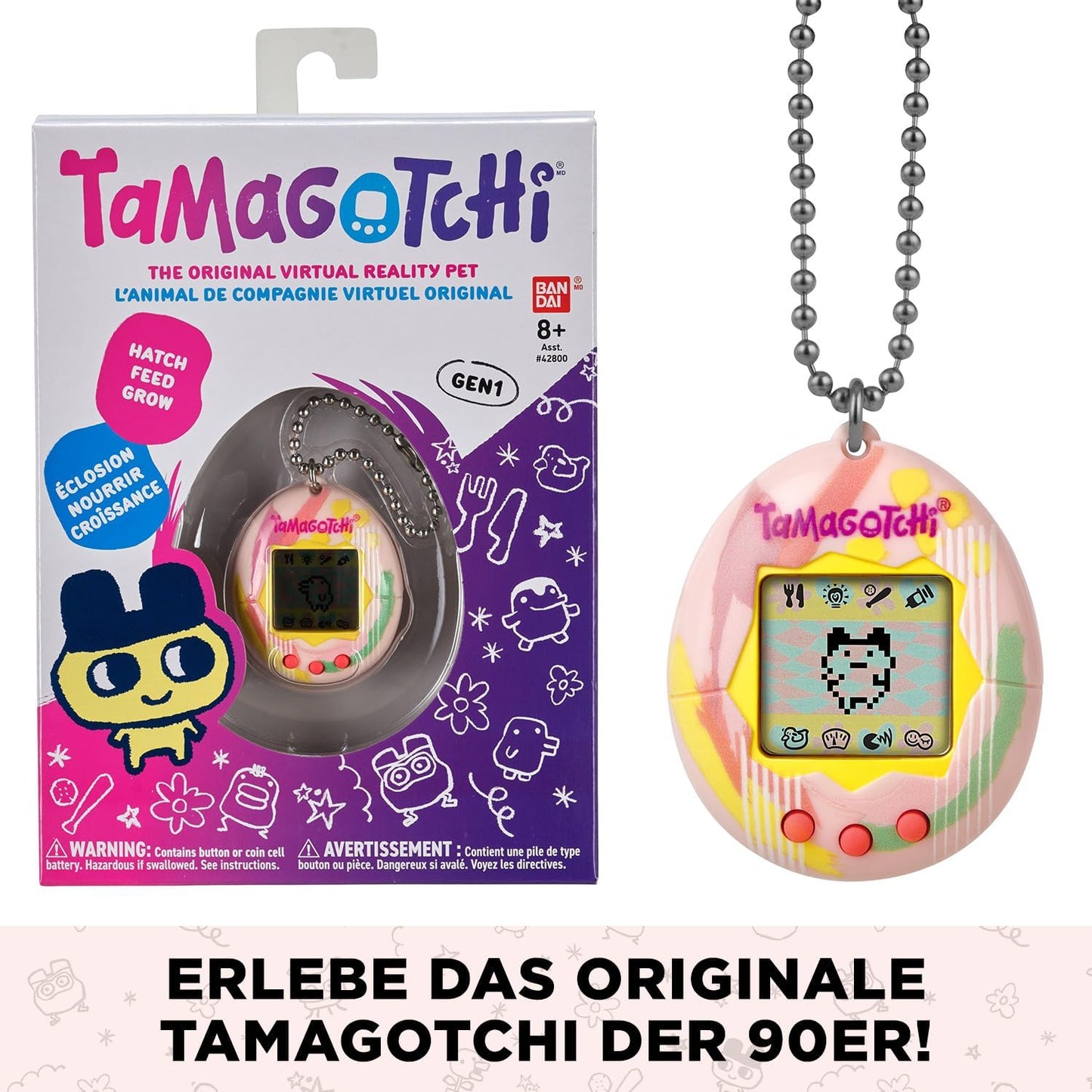 Tamagotchi-Haustier mit Minispielen, Art Style