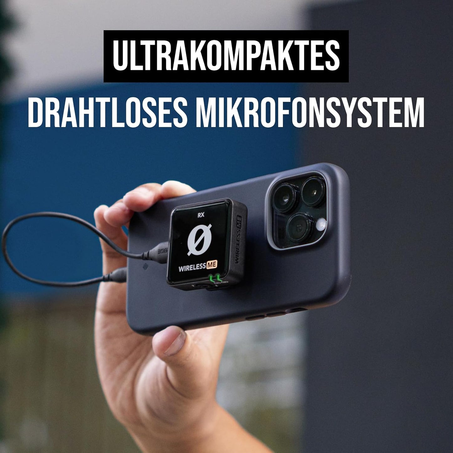 Wireless ME Dual Mikrofonsystem mit GainAssist, Wireless ME Dual Black