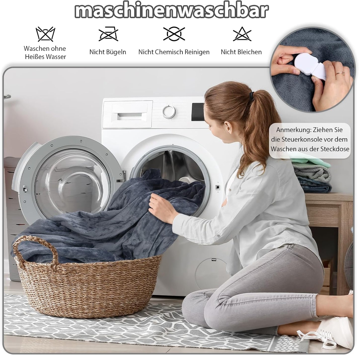 Heizdecke mit Abschaltautomatik