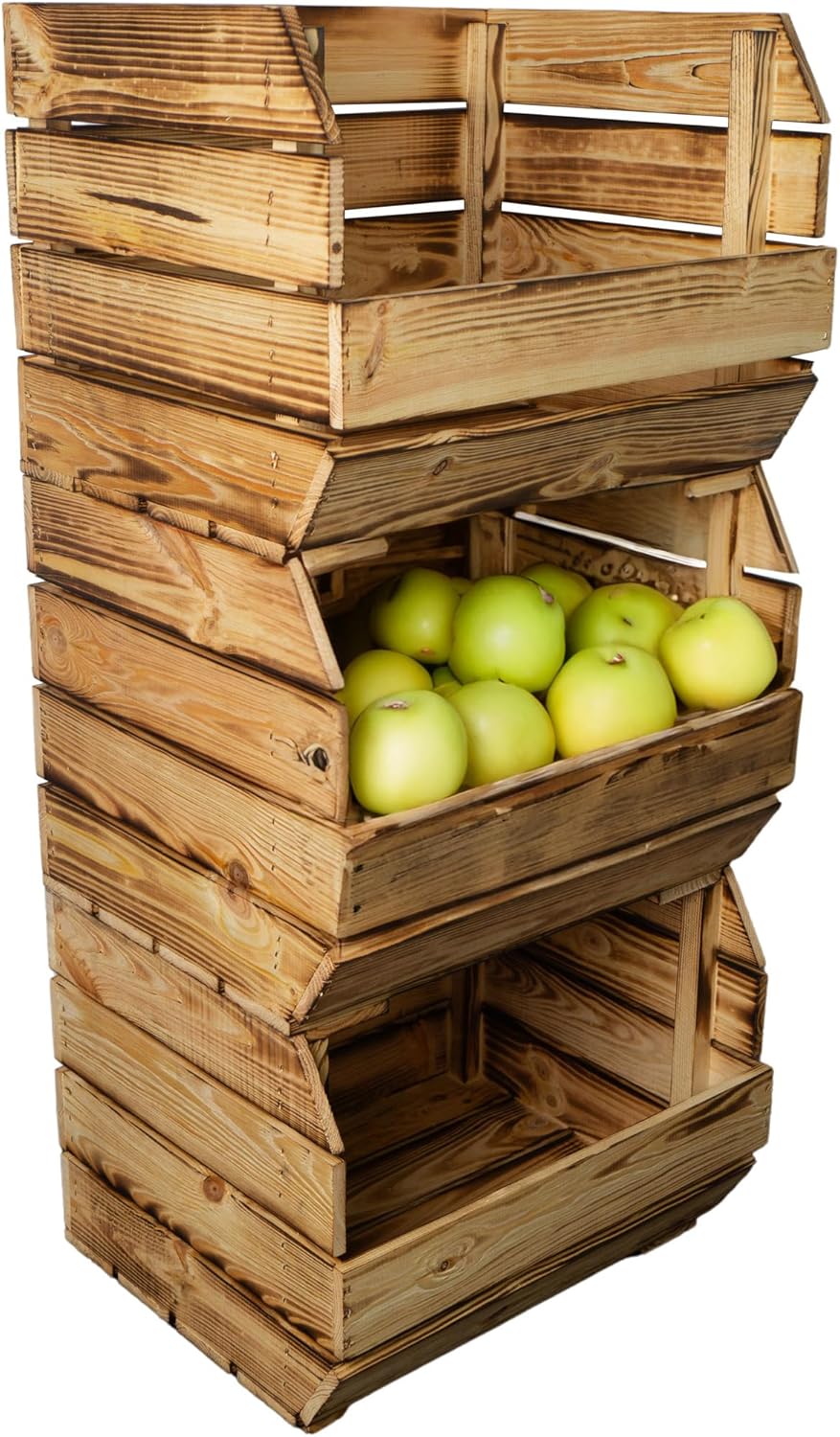 Kartoffelkiste, 1er Set geflammt