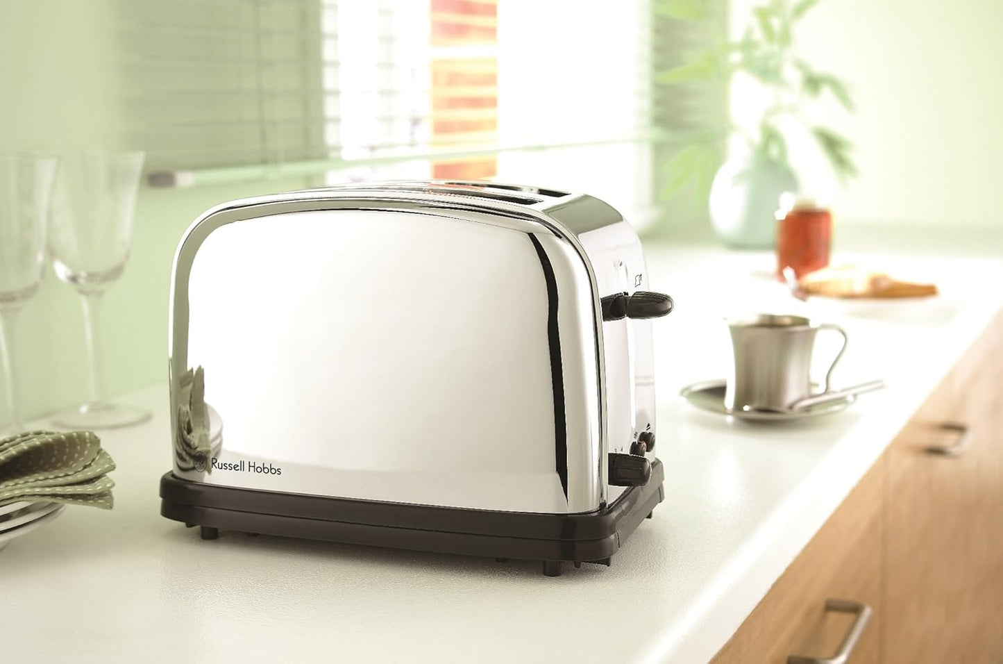 23311-56 Victory Toaster mit extra breiten Schlitzen, Edelstahl Chrom Poliert Ohne Aufsatz