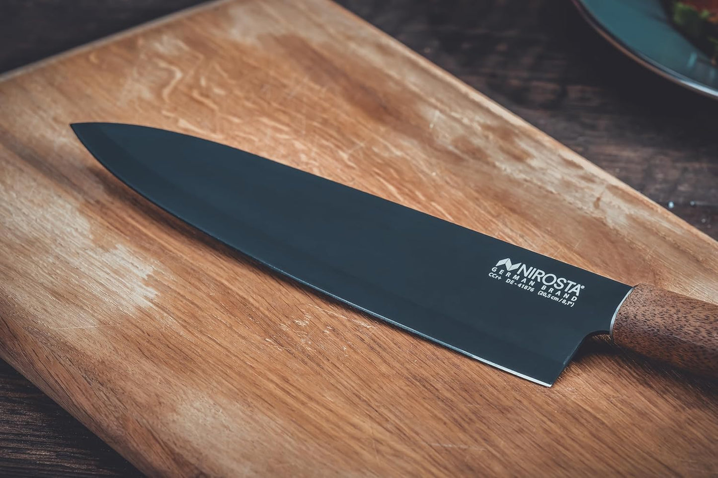 Flow Kochmesser mit Klingenschutz, Kochmesser