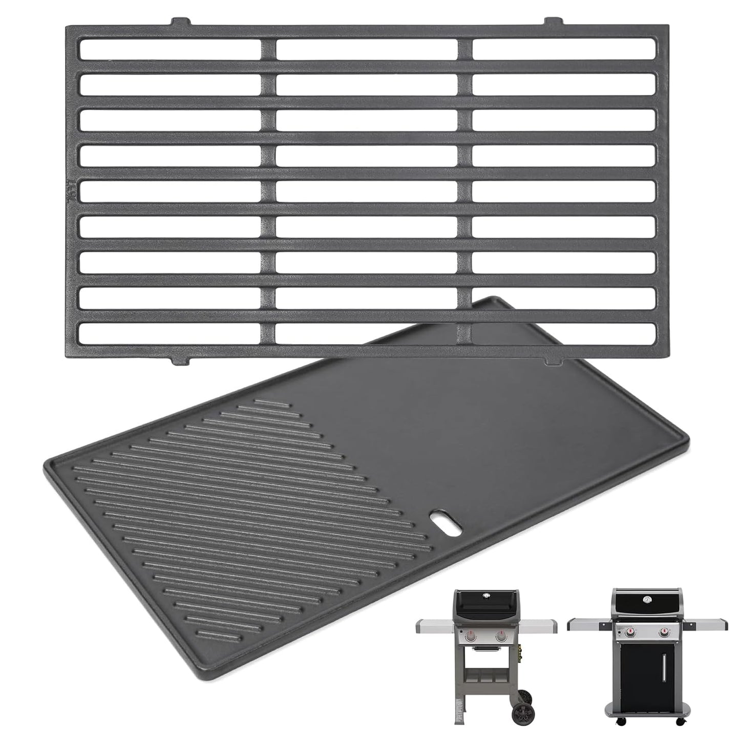 Grillplatte und Grillrost für Spirit II 200 Serie, 7637CG+7637KP