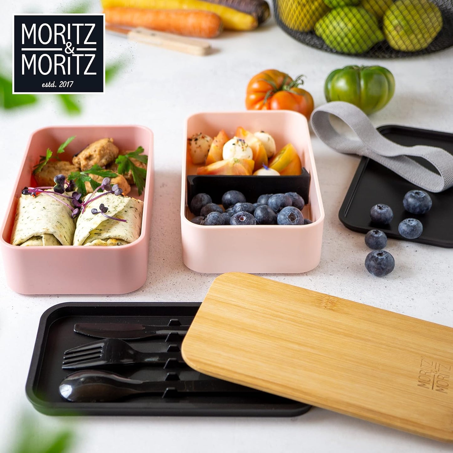 Bento Box Set, 2er Pack Pink