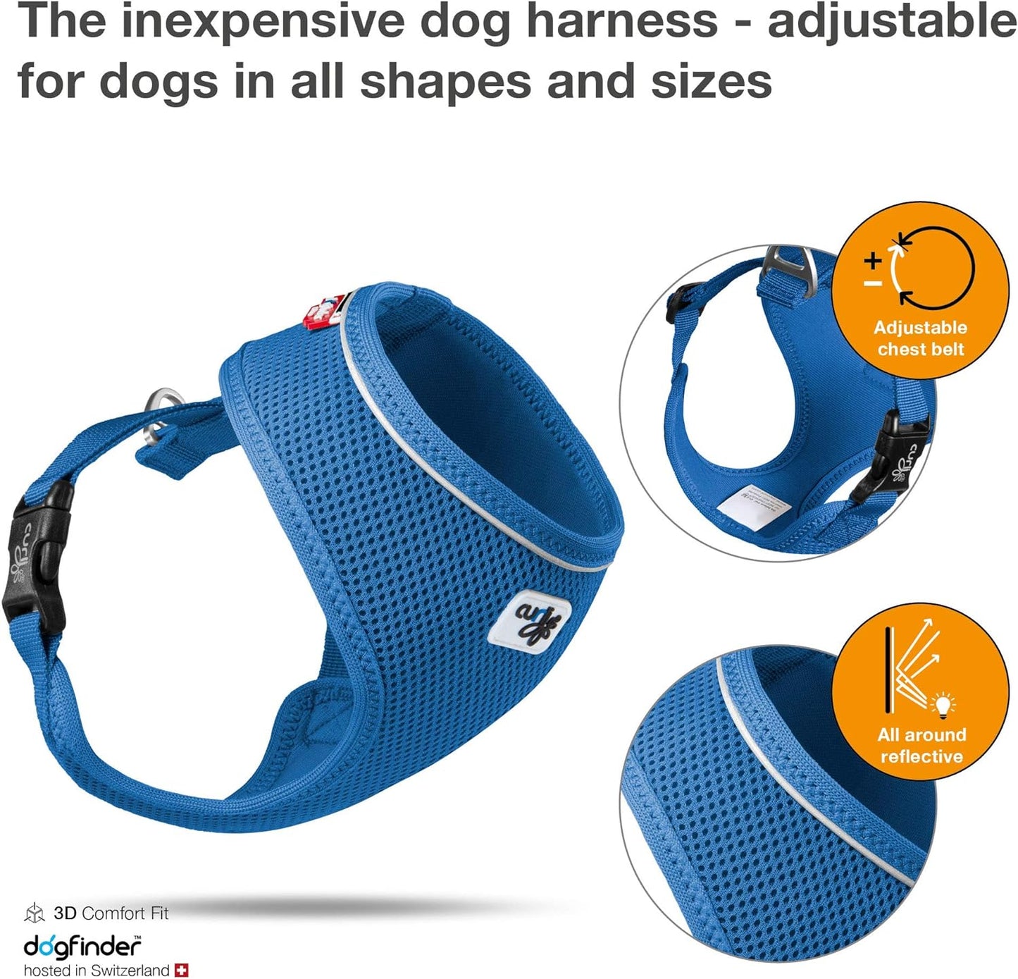 Harness Air-Mesh, XL; Blau