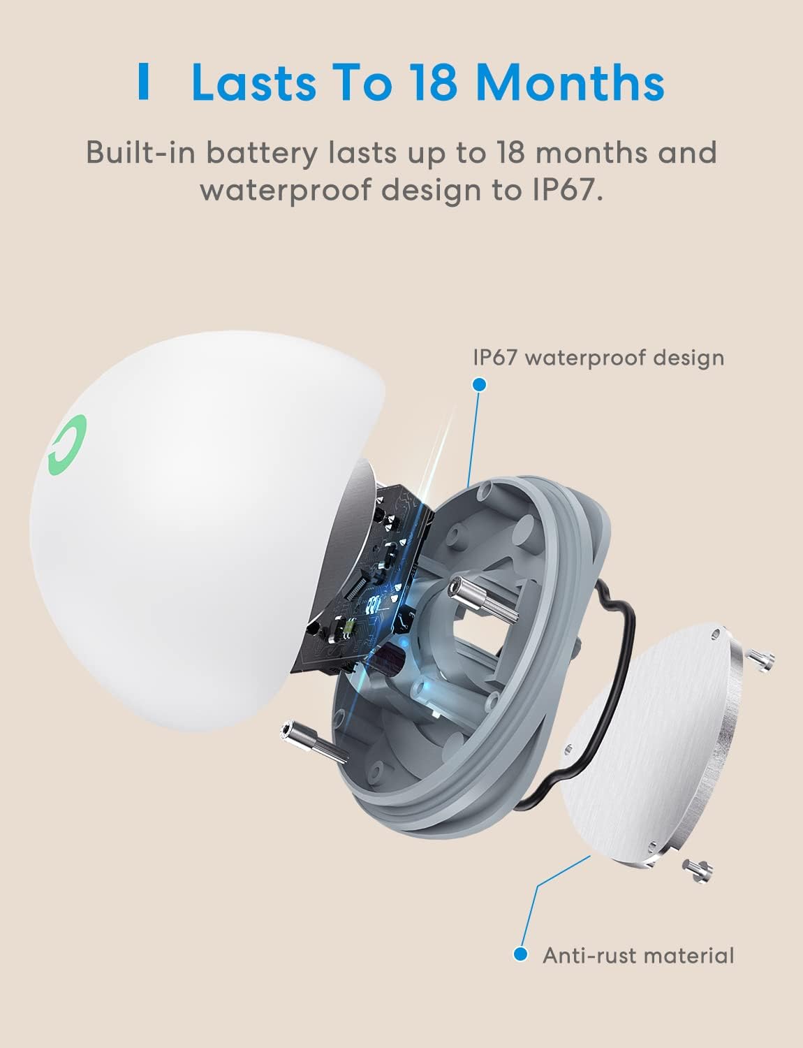 Smart Water Leak Sensor MS400H, Starter Kit 1St. mit Hub