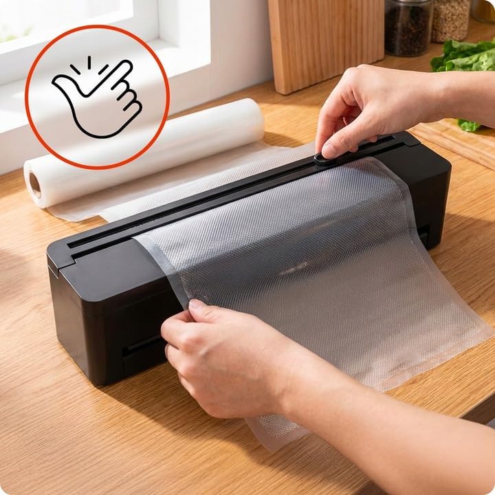 Vakuumiermaschine mit Doppelschweissnaht & Sous Vide Funktion