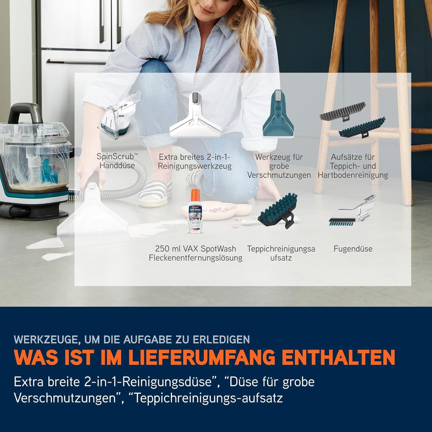 SpotWash Fleckenreiniger mit SpinScrub-Technologie, Home Haustier-Design