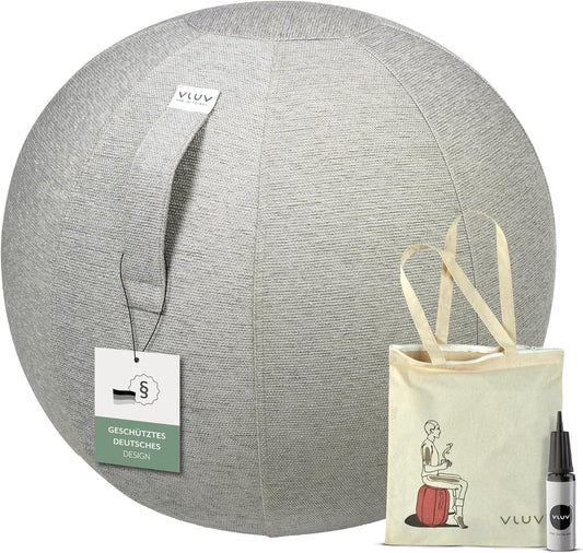 Ergonomischer Sitzball Stov, 60cm - 65cm GRAU
