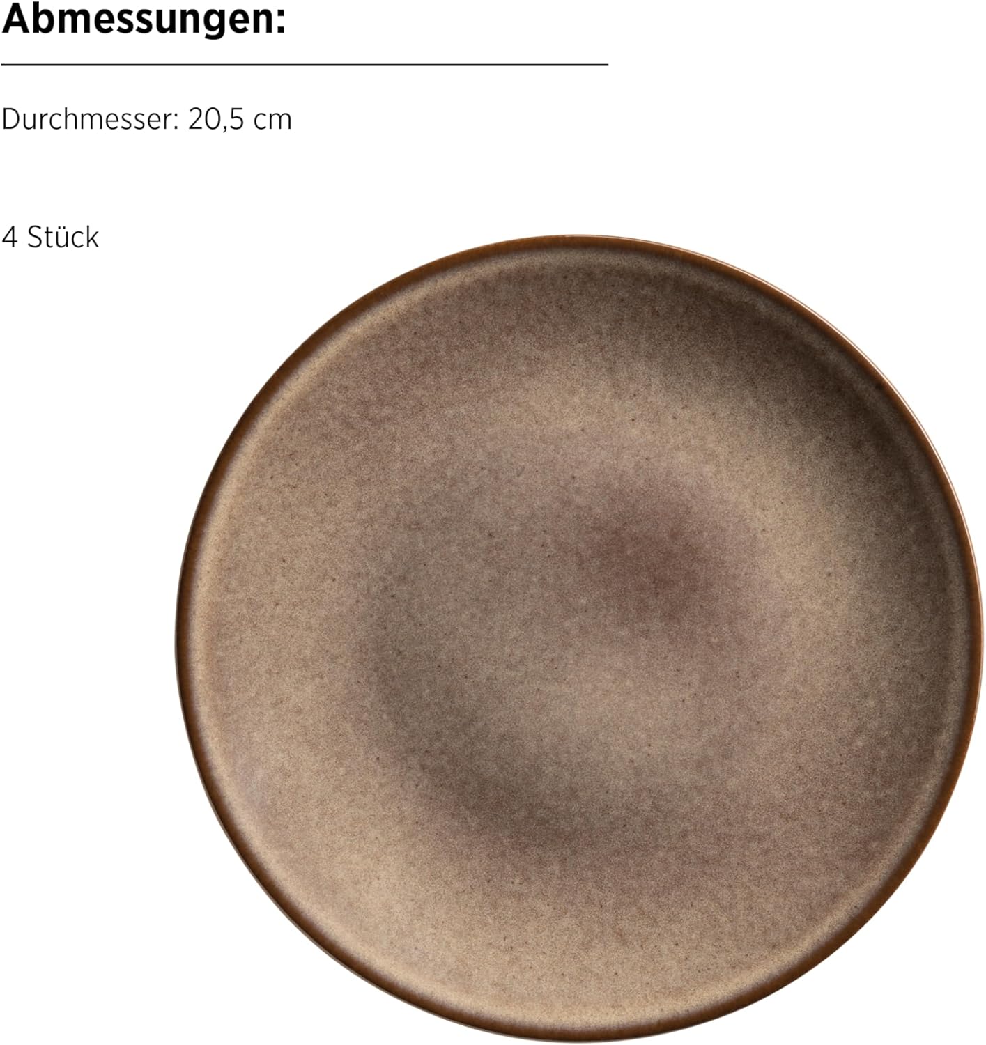 Smokys Frühstücksset im Scandi Look, Braun