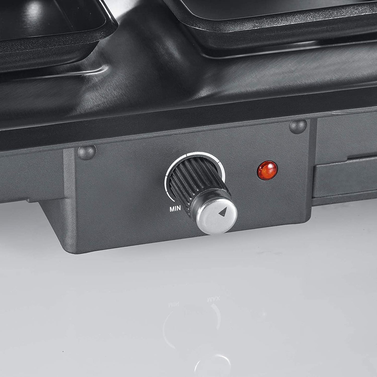 Raclette RG 2374, Edelstahl-Design mit Naturgrillstein