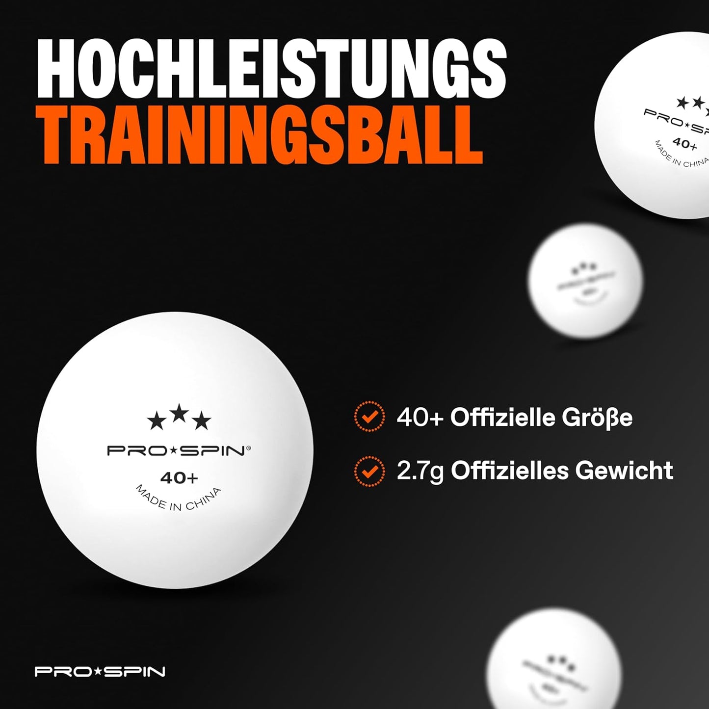 Tischtennis Schläger-Set mit 3-Sterne-Bällen, Set für 2 Spieler | Mint/Grün