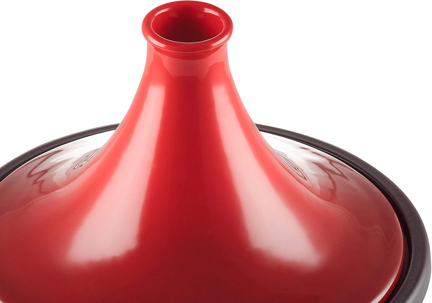 Gusseisen-Tagine, Kirschrot 31 cm