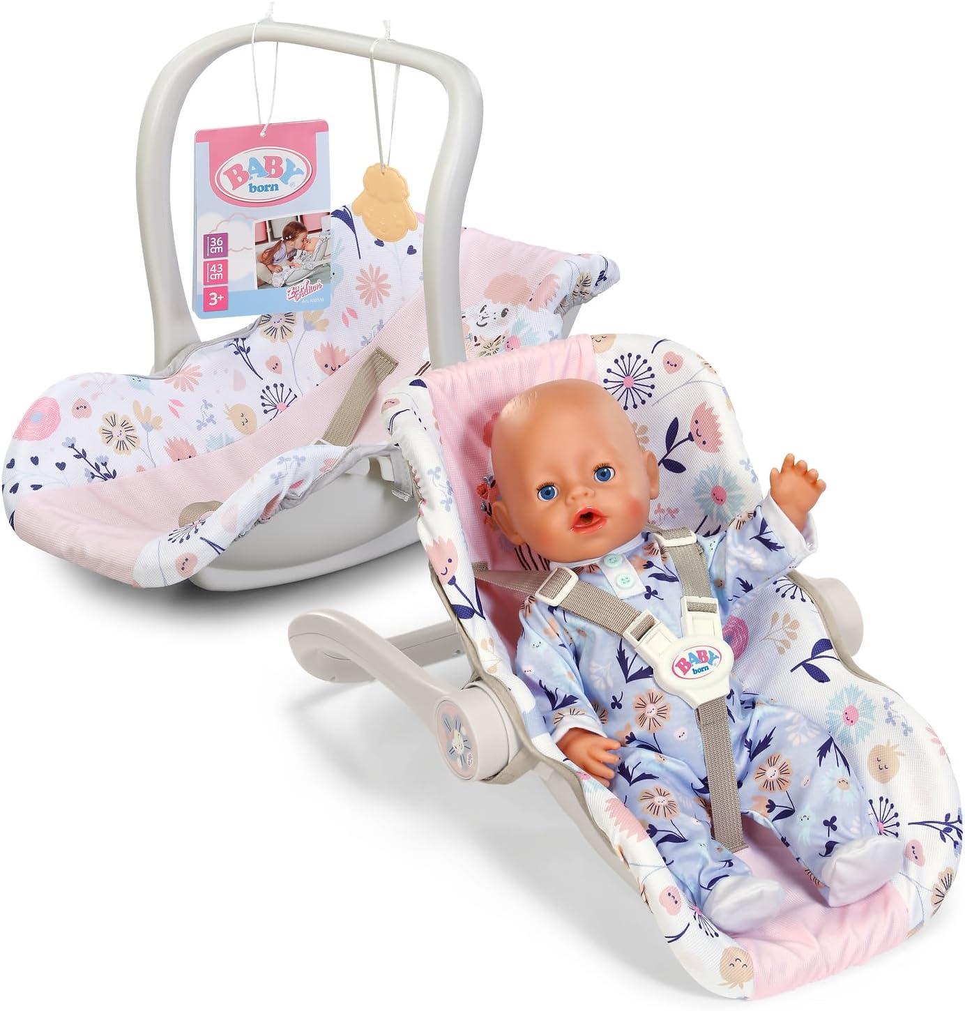 BABY born Babyschale Blumen