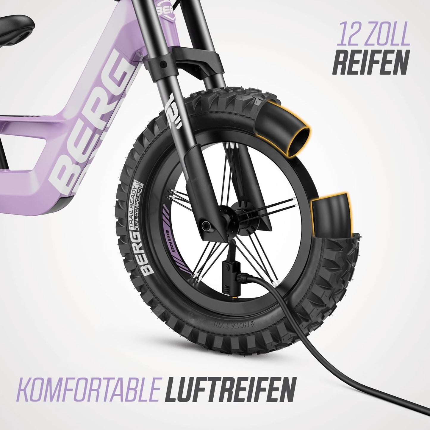 Biky Cross Laufrad, Violett