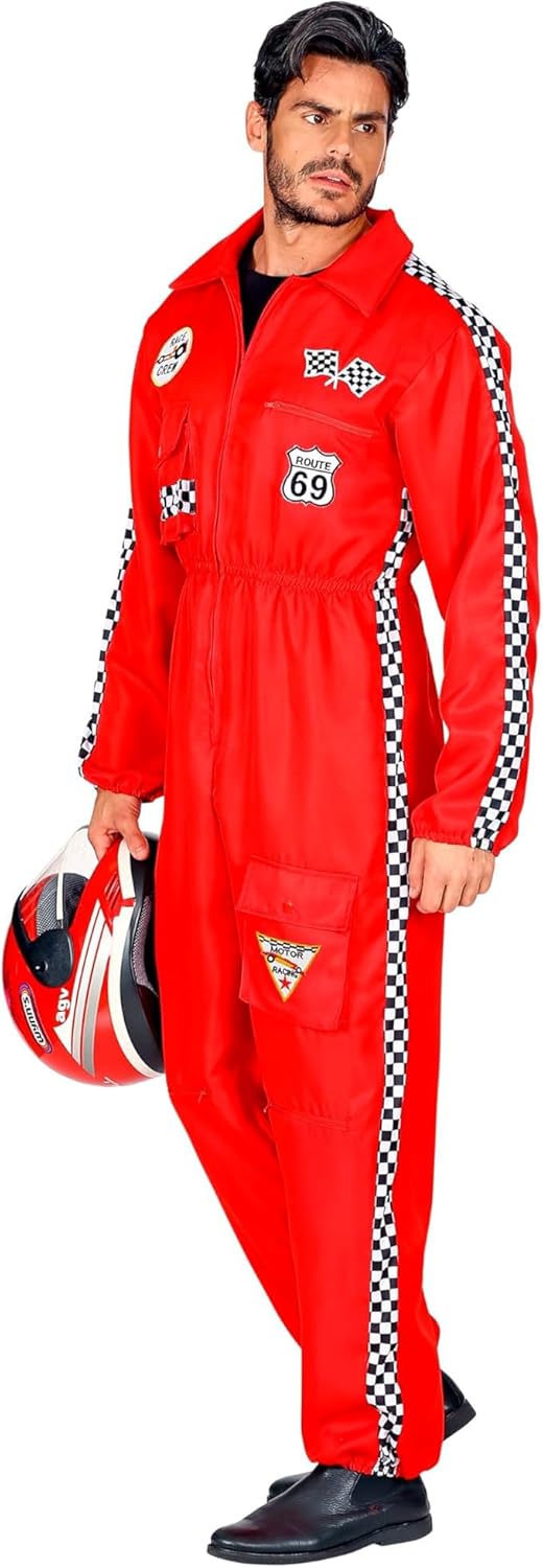 Rennfahrer Jumpsuit, Rot S