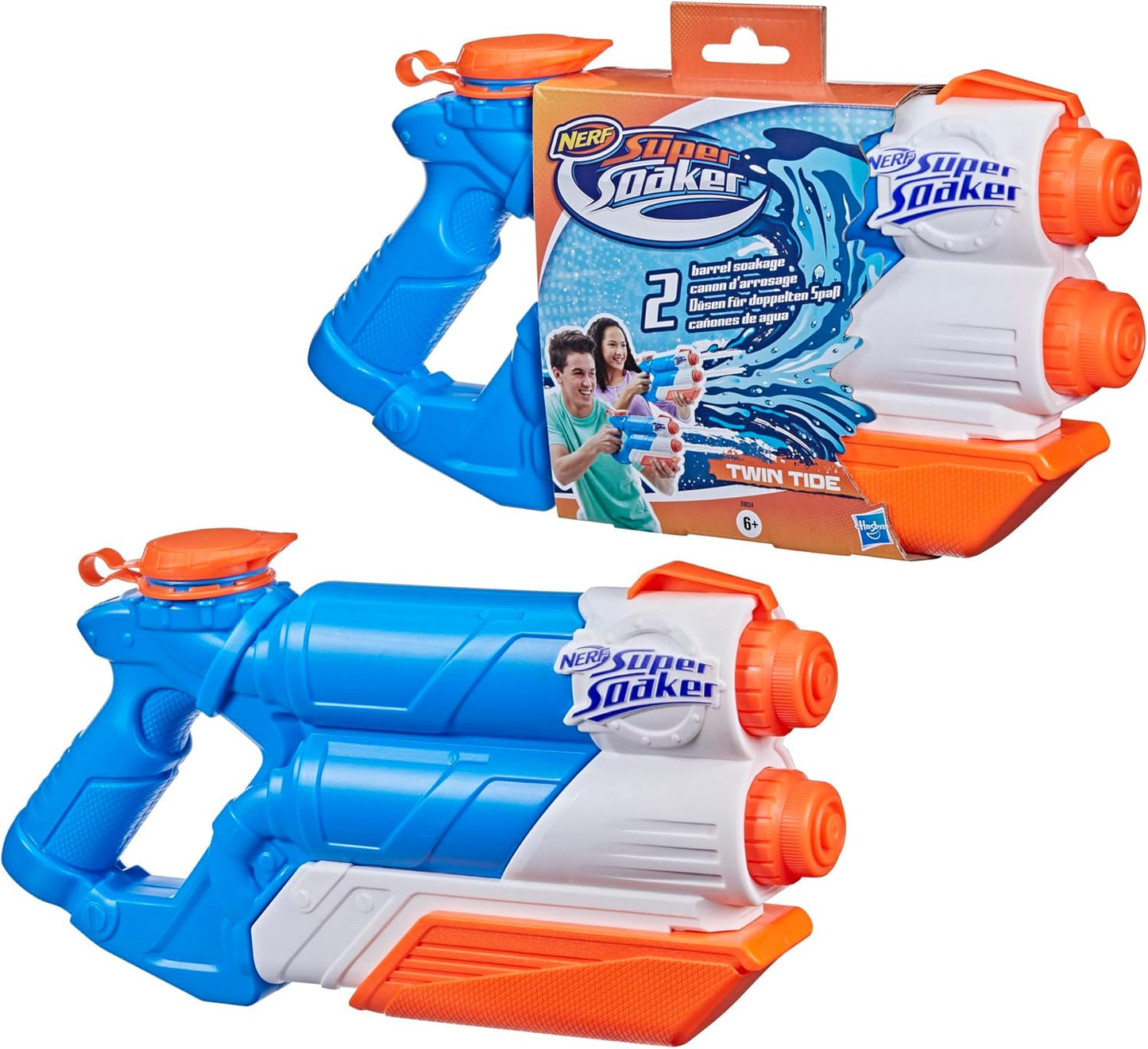Wasserpistole Twin Tide mit doppeltem Spritzpower, Einheitsgrösse SOA TWIN TIDE