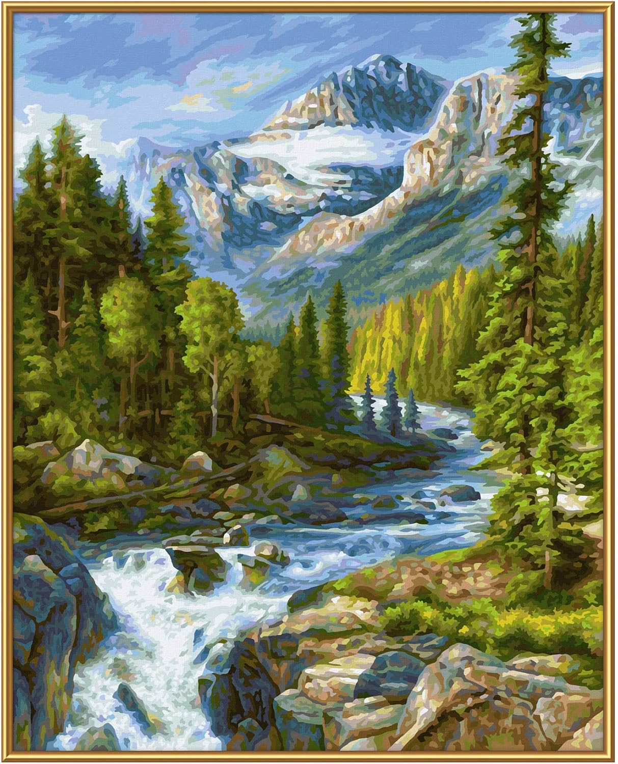 Malen nach Zahlen - Rocky Mountains