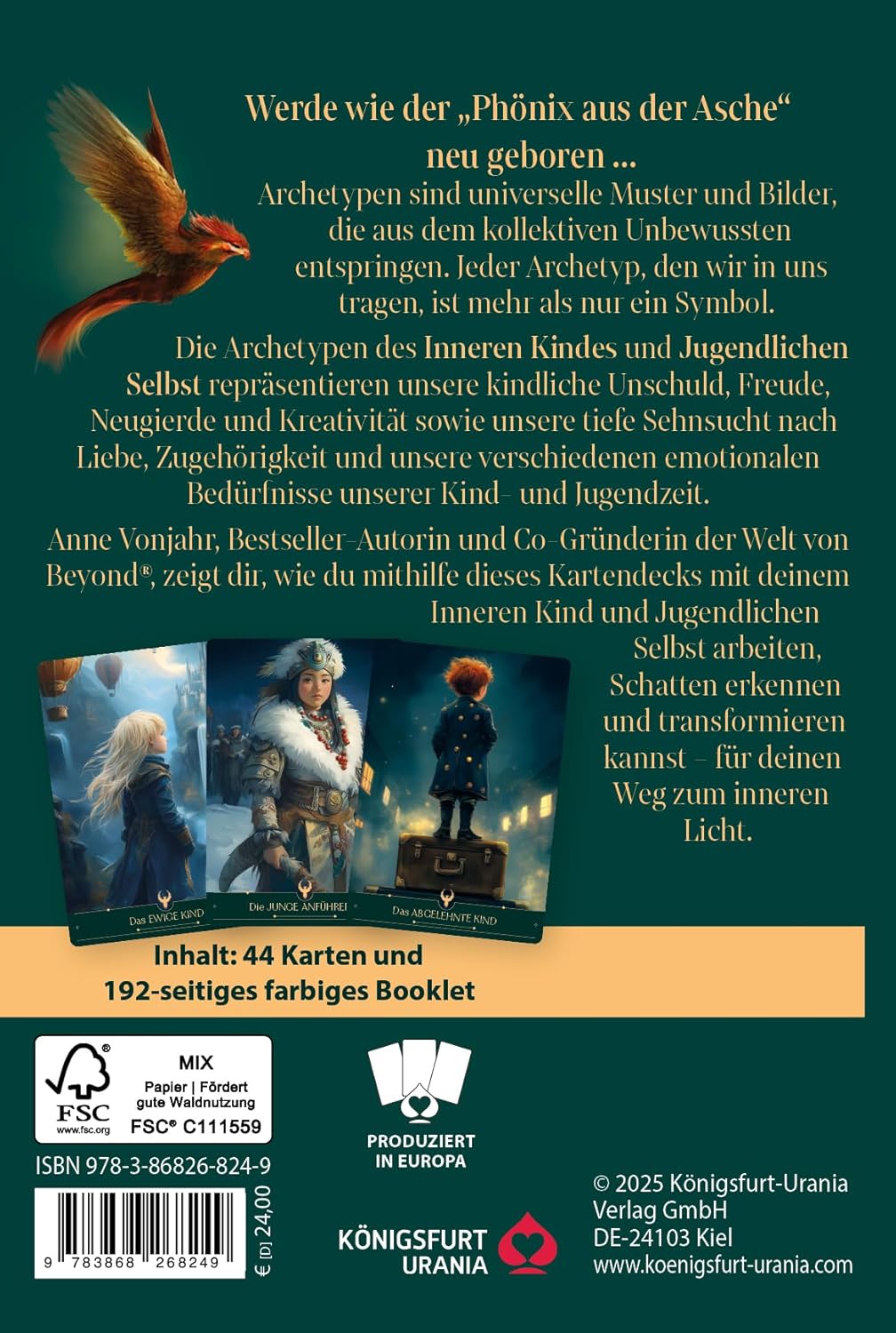 Die Phönixkarten für dein Inneres Kind, Taschenbuch