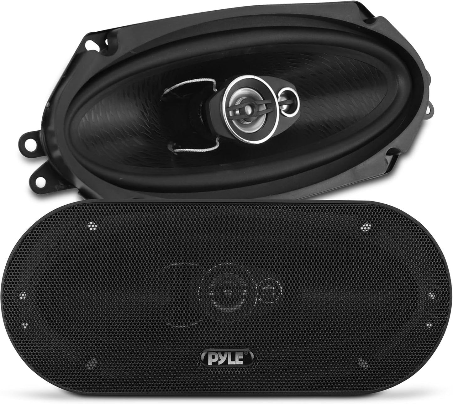3-Wege Universal Auto Lautsprecher PL410BK, 4" x 10" (102 x 254 mm)
