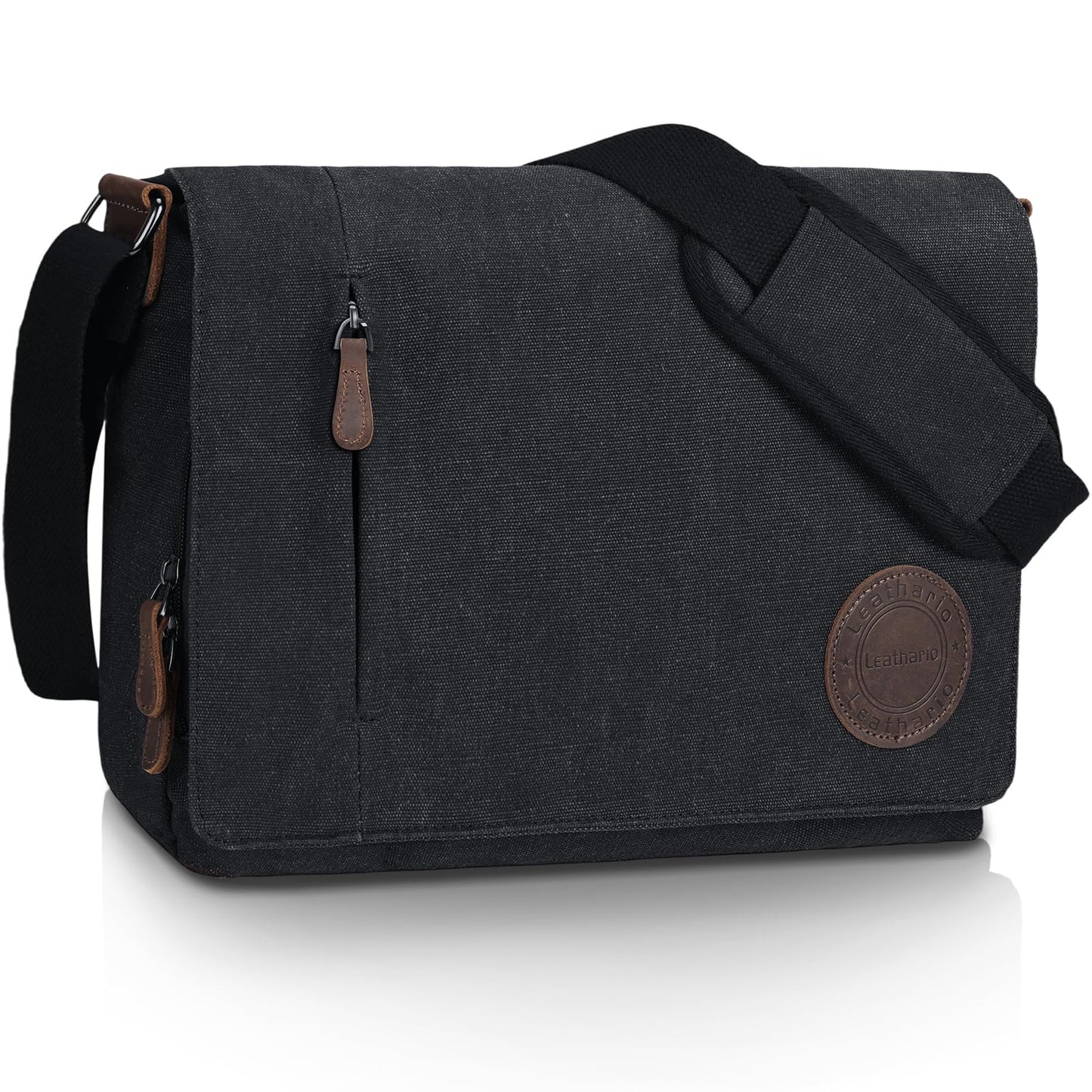 Laptoptasche für Herren, 14 Zoll Schwarz