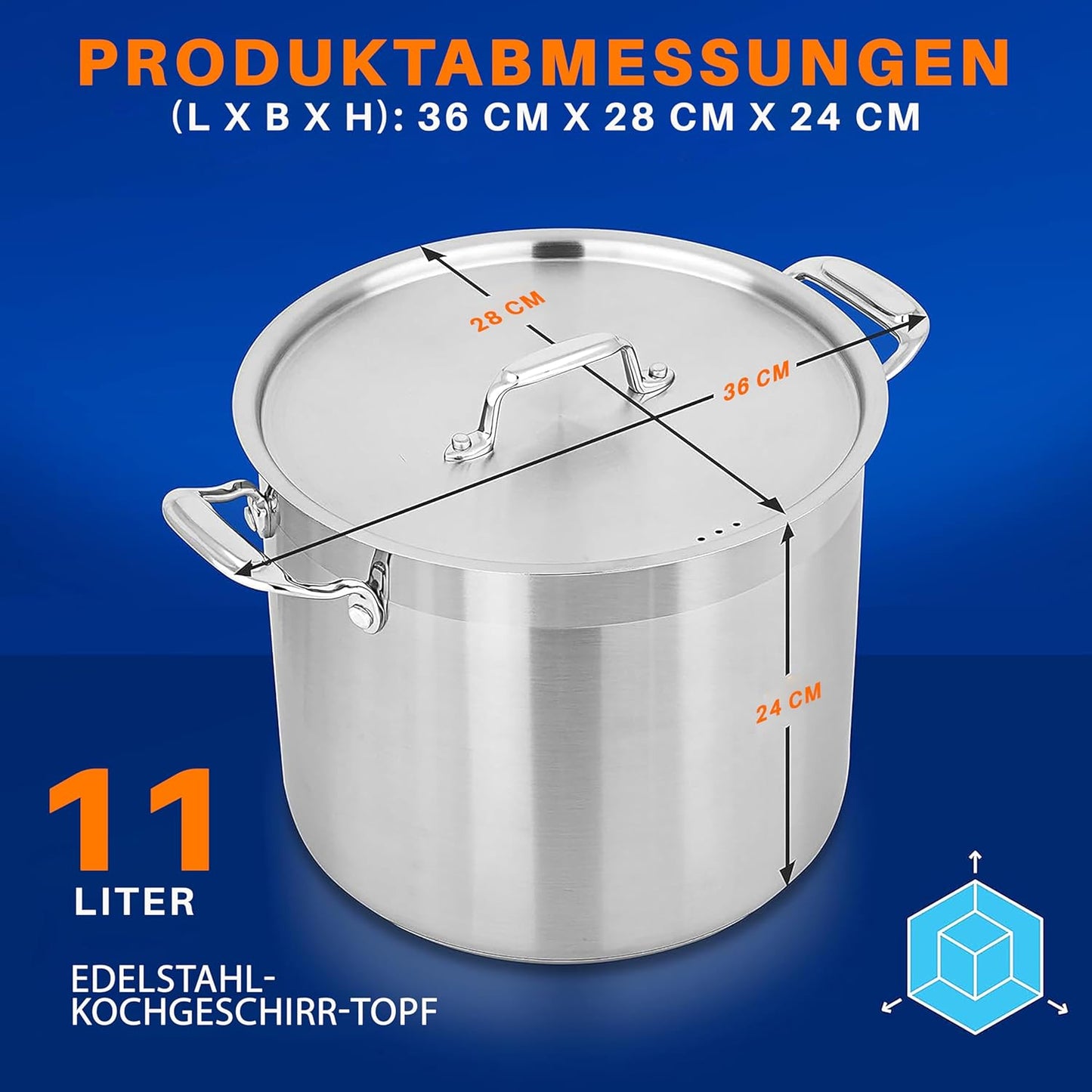 Suppentopf, 11.4 Liter