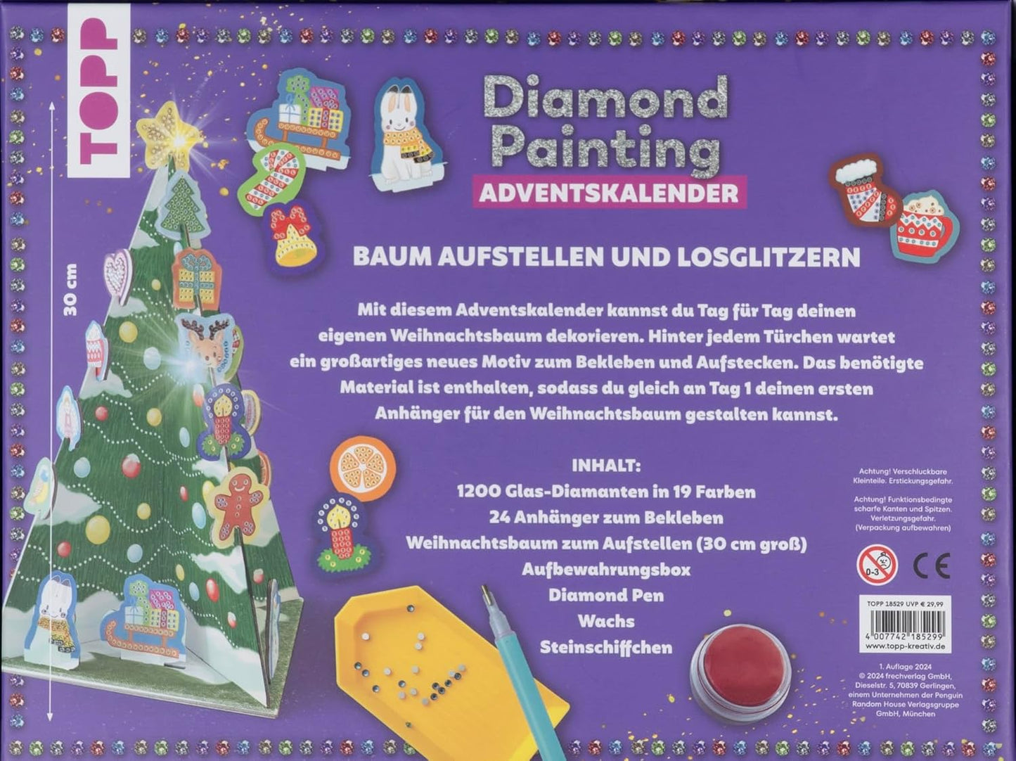 Diamond Painting Adventskalender, Kalender