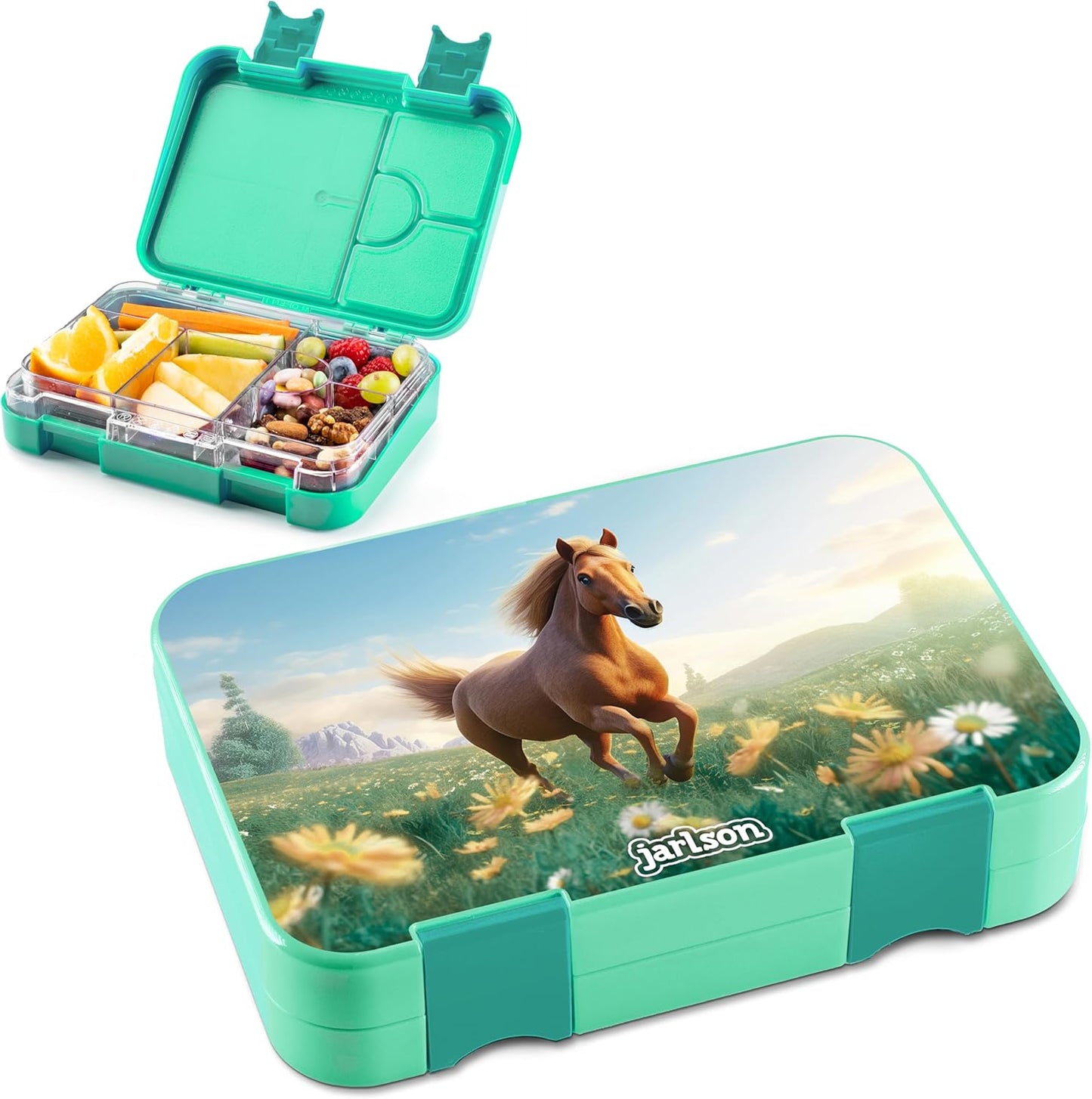 Brotdose für Kinder mit Pferde-Motiv, Pferd