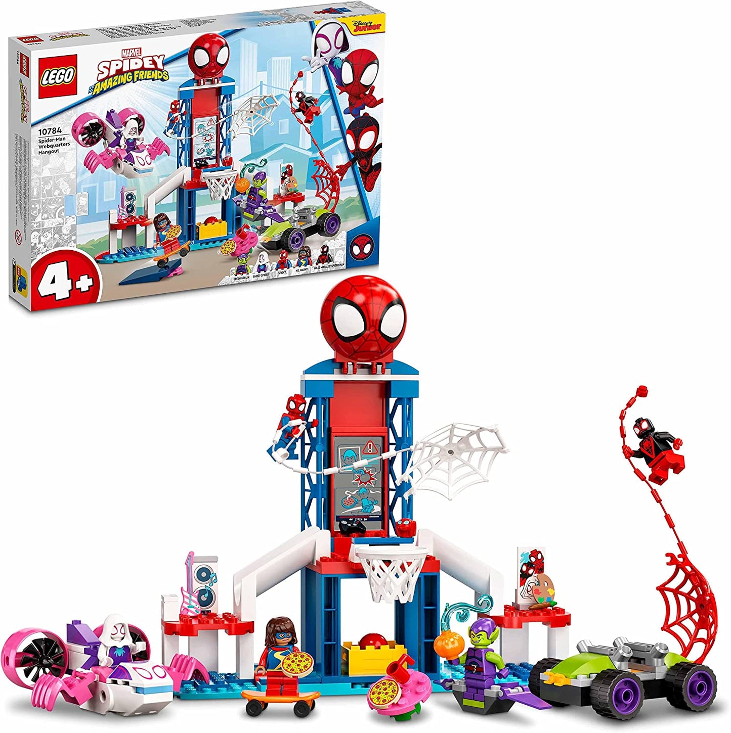 10784 Marvel Spidey und seine Super-Freunde: Spider-Mans Hauptquartier, Konstruktionsspielzeug