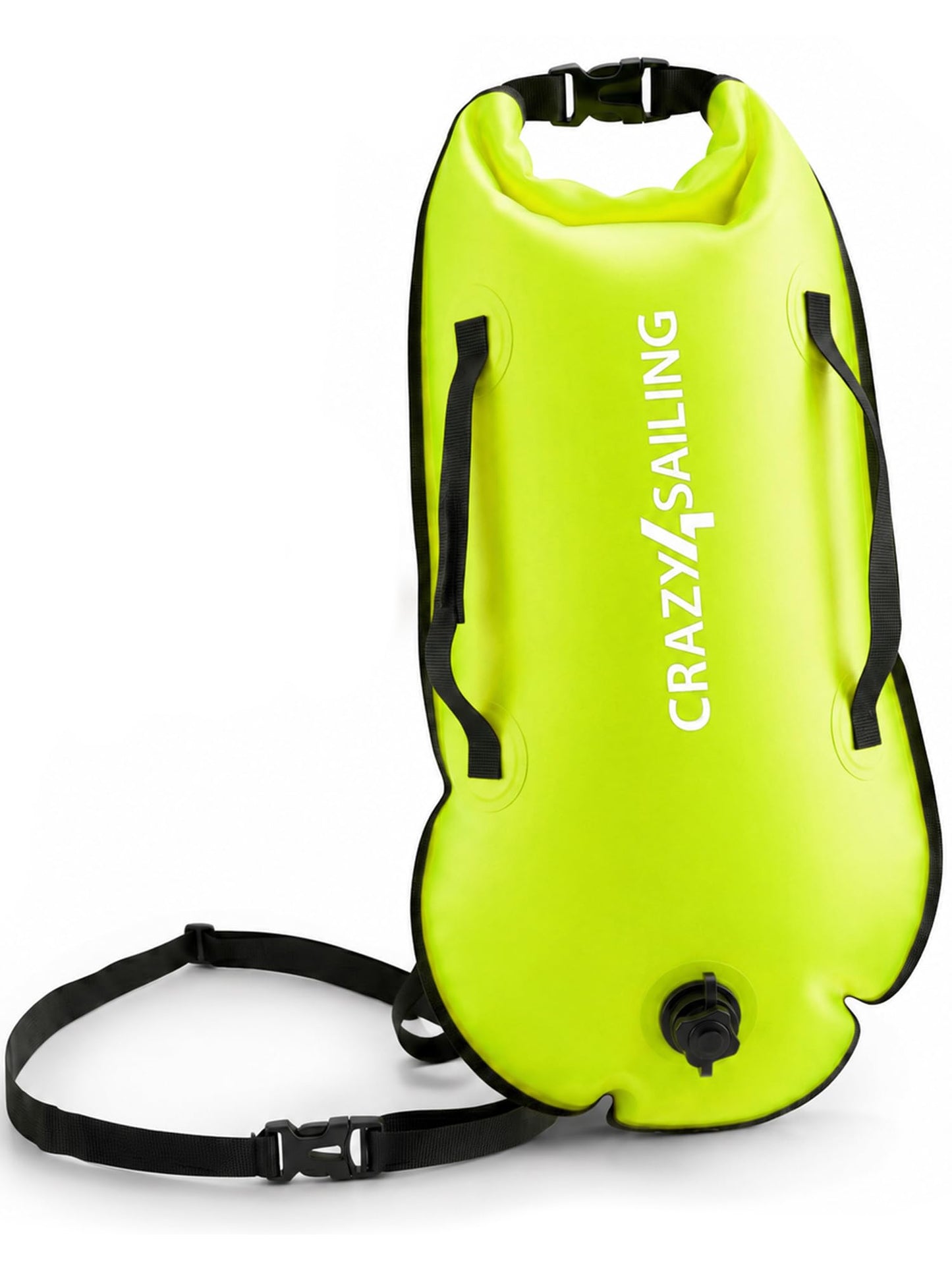 Schwimmboje Dry Bag, Neongrün