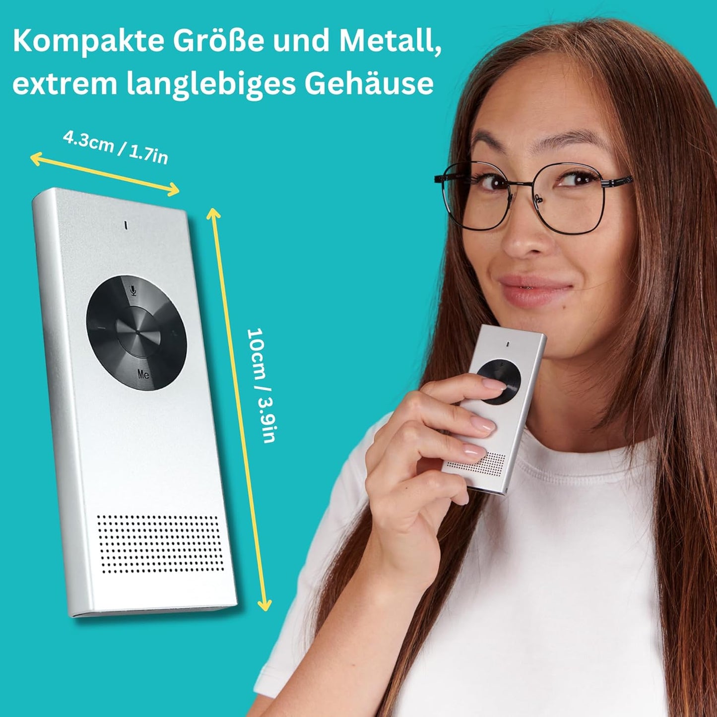 Zwei-Wege-Echtzeit-Übersetzer für 60+ Sprachen