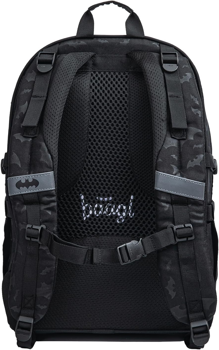 Schulrucksack-Set für Grundschüler (3-teilig), Batman Schwarz