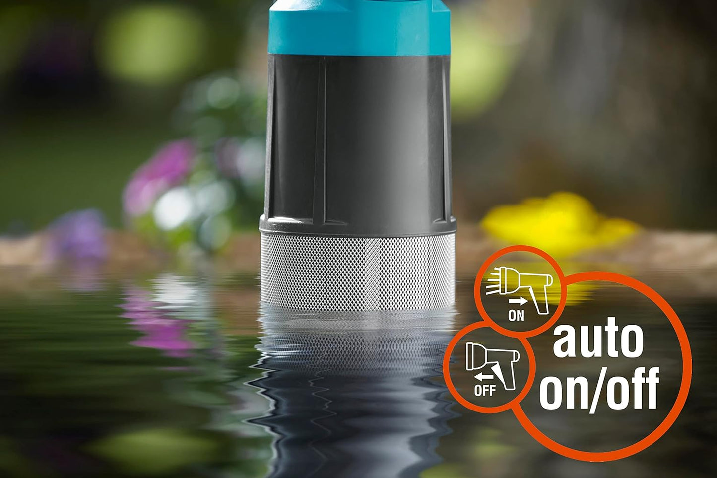 Tauch-Druckpumpe, bis zu 6.000 l/h mit Automatik