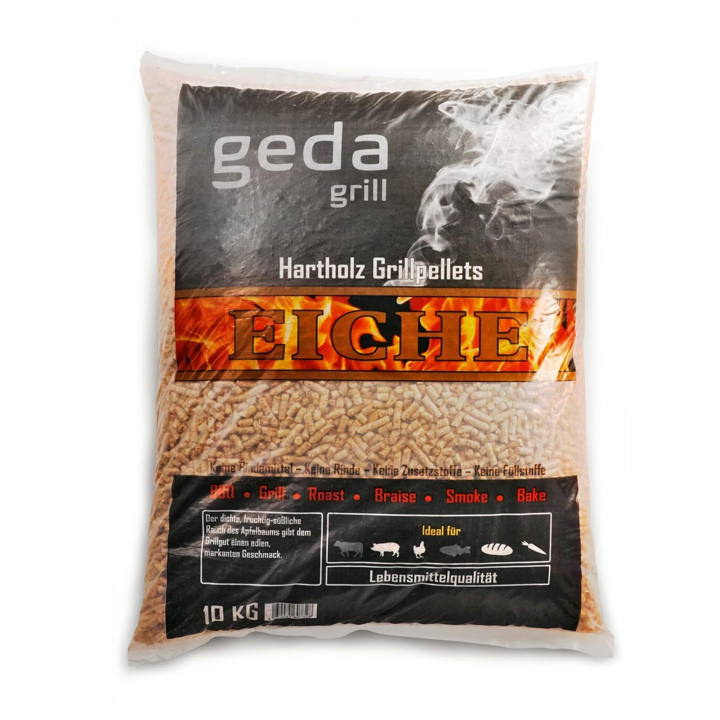 Grillpellets für Smoker und Pizzaofen, Eiche 10kg