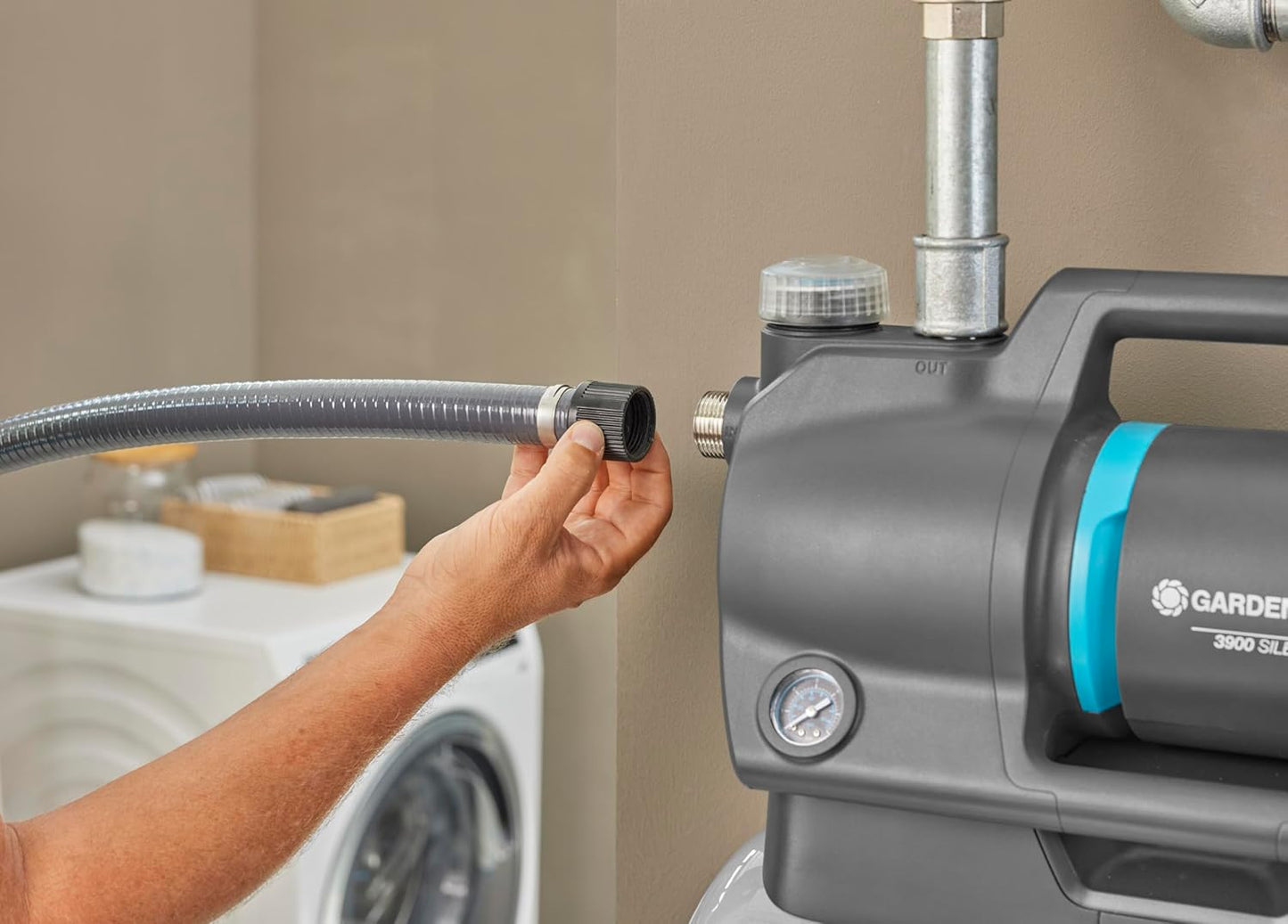 Hauswasserwerk 3900 Silent mit 21 l Tank