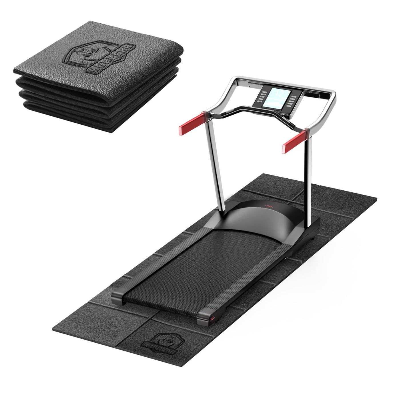 Faltbare Fitness-Bodenschutzmatte für Sportgeräte, Faltbare -173x61cmx5 mm