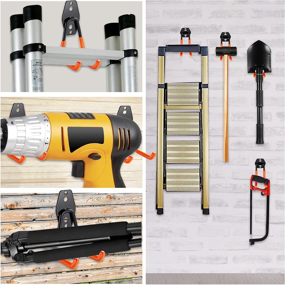 Wandhaken Set, Orange, 8pc