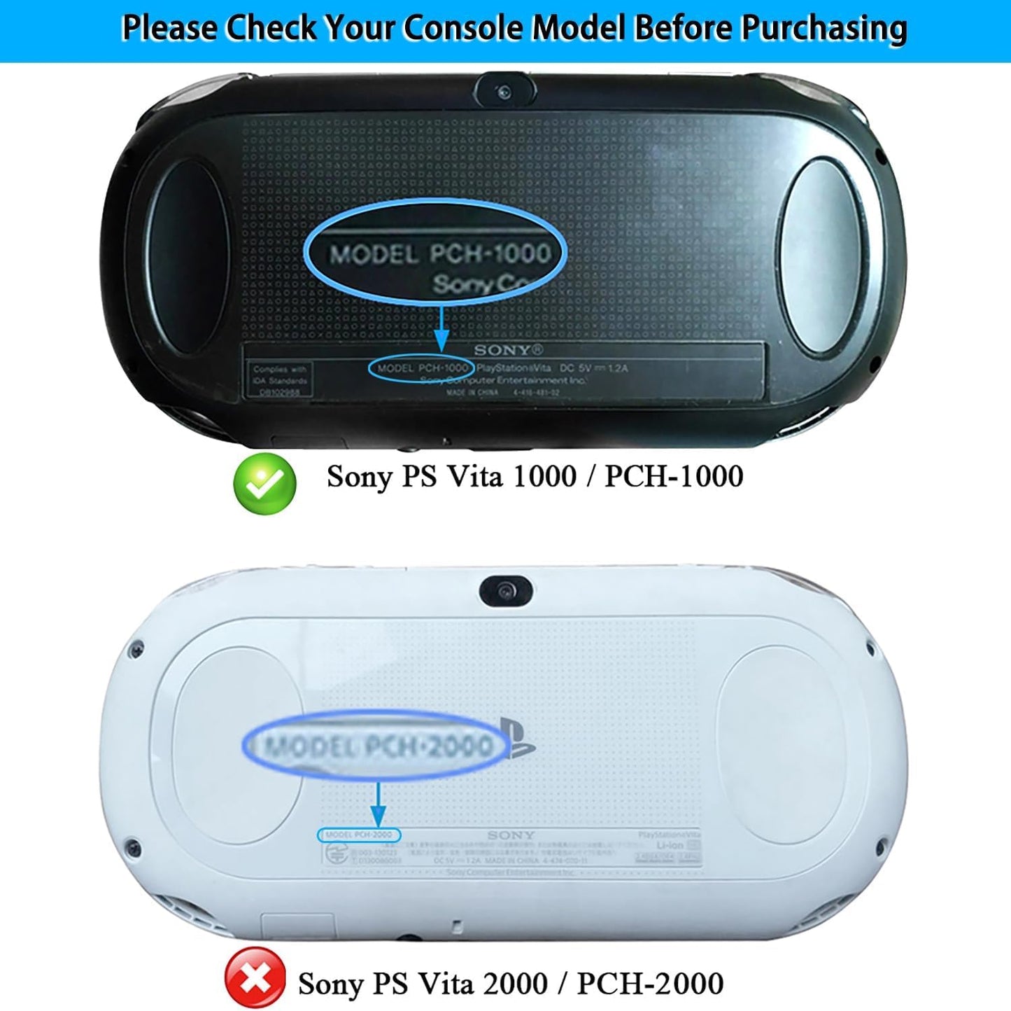 Ergonomischer Support-Controller für PS Vita 1000