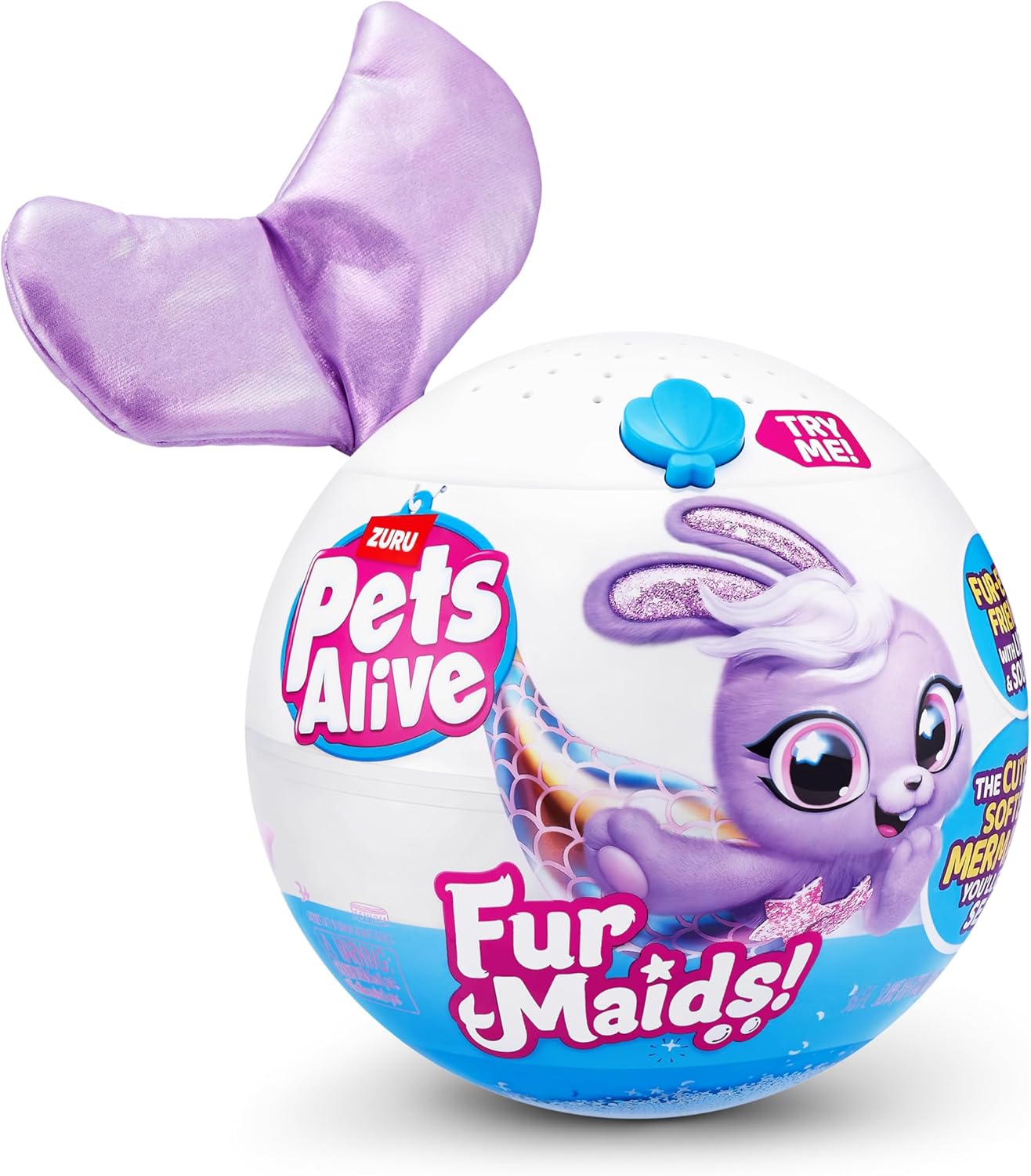 Interaktive Plüschfigur Purple Bunny mit Licht & Sound, Purple Bunny